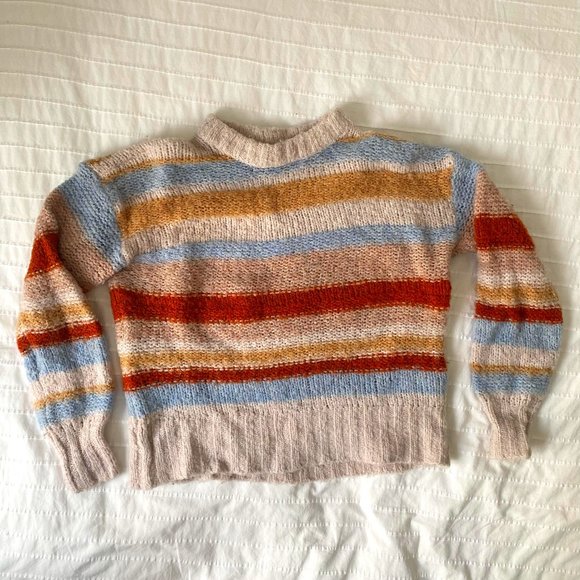 Color block striped American Eagle sweater - Picture 1 of 4